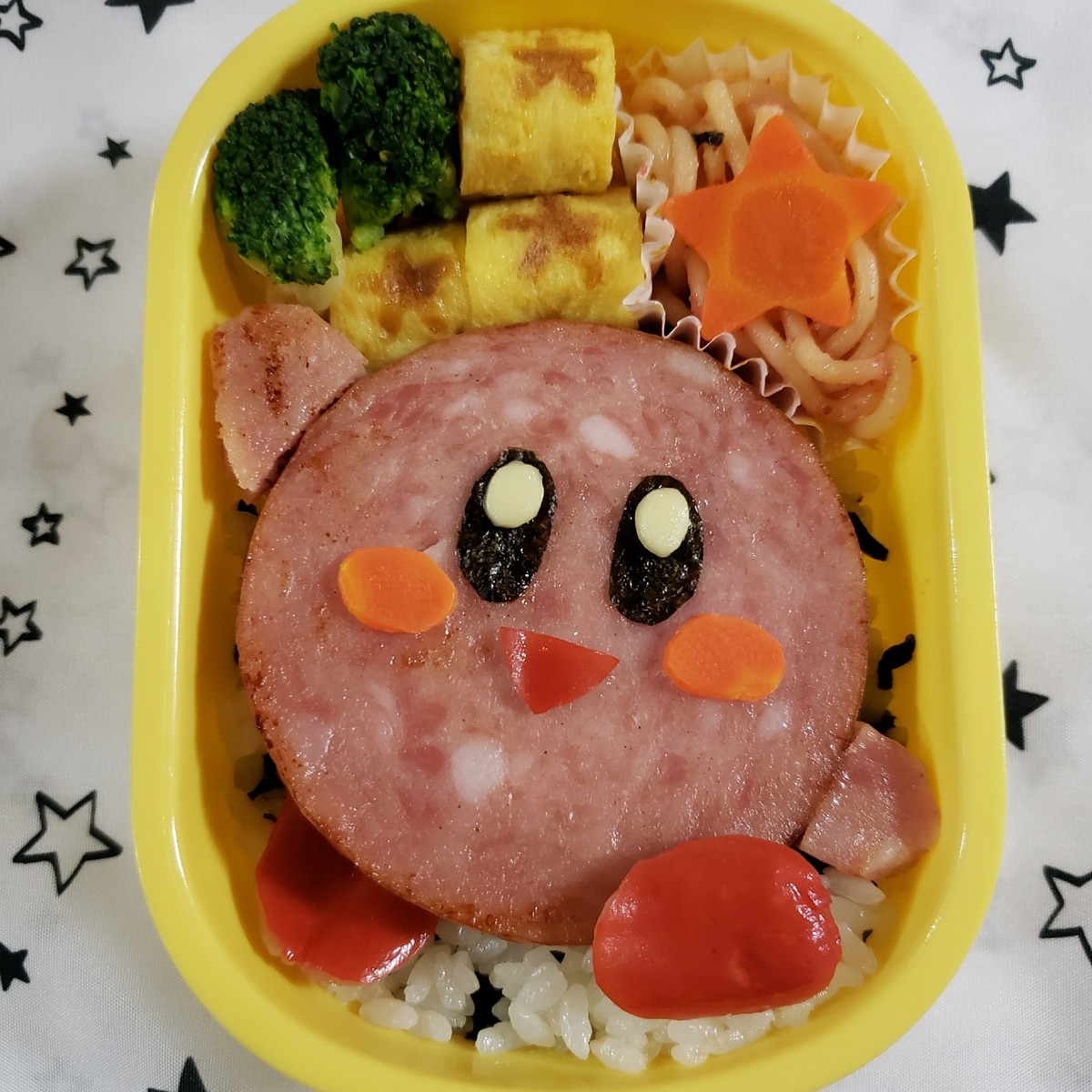 キャラ弁 ハムステーキで 星のカービィ レシピ 作り方 By 3moonmama 楽天レシピ キャラ弁 ハムステーキで 星のカービィ レシピ 作り方 By 3moonmama 楽天レシピ
